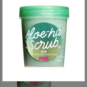 🆕 PINK Aloe-Ha Scrub Soothing Face and Body Scrub